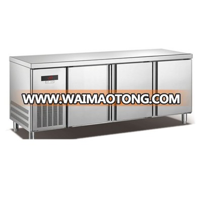 Stainless Steel Kitchen Commercial Workbench Counter Refrigerator Freezer