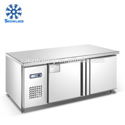 1.5 Meter Snowland Kitchen Equipment Ce Certification Air Cooling Under Bench Fridge