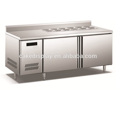 Hot Sale Salad Refrigerated Table / Pizza Fridge Table / Salad Counter Refrigerator