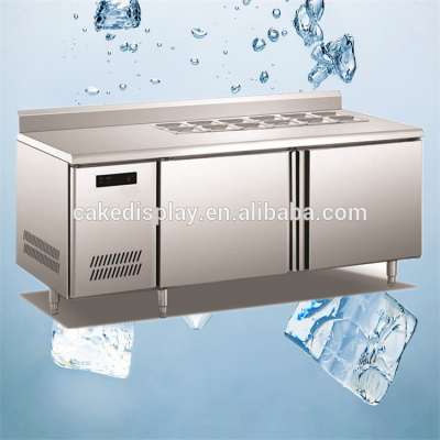 Fan Cooling Refrigerated Prep Table / Undercounter Salad Refrigerator