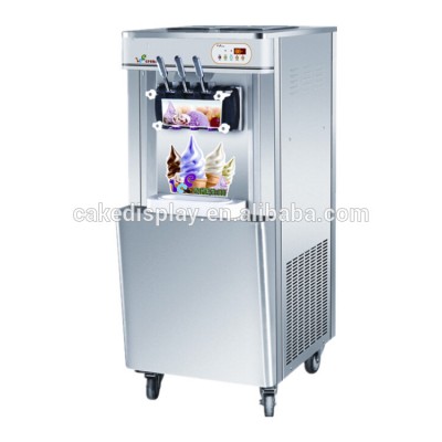 Stainless Steel American Ice Cream Machine In Germany With Three Heads